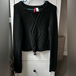 H&M Divided Cropped Sweater - Size XS